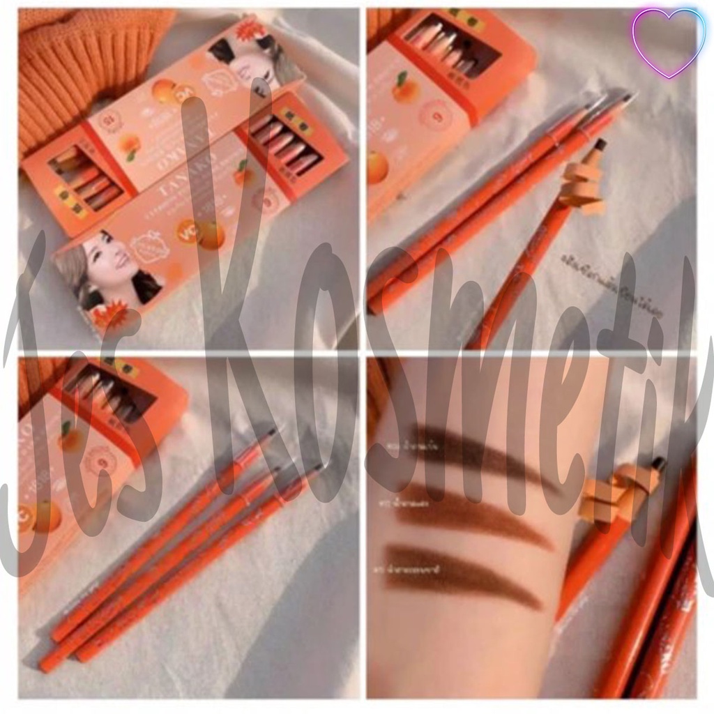 [LUSINAN] Pensil Alis Benang Tanako Eyebrow Pencil Thai Make Up Kosmetik Mata