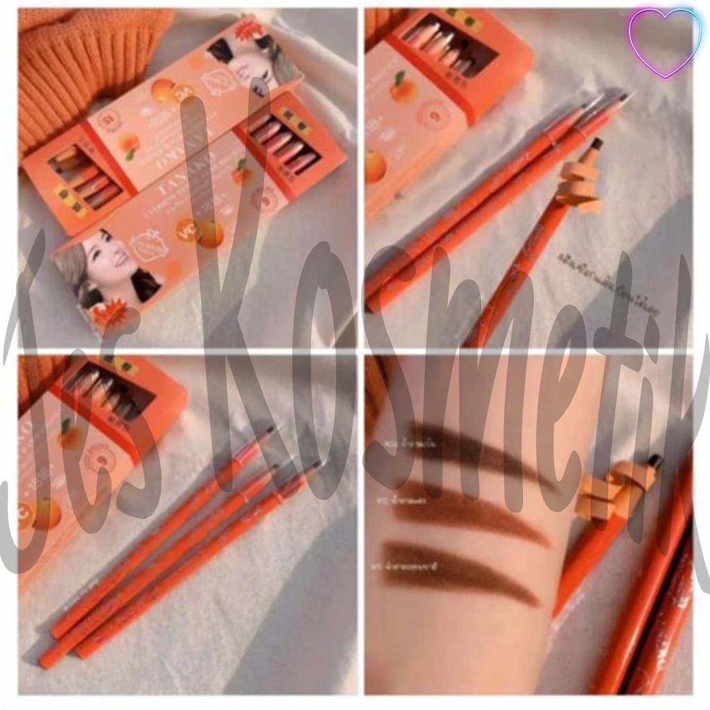 [LUSINAN] Pensil Alis Benang Tanako Eyebrow Pencil Thai Make Up Kosmetik Mata