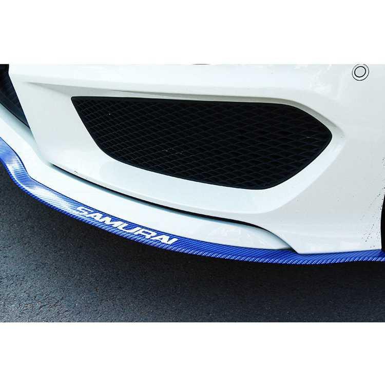 SAMURAI Stiker Carbon Fiber Anti Collision Strip Bumber Mobil-TY317054