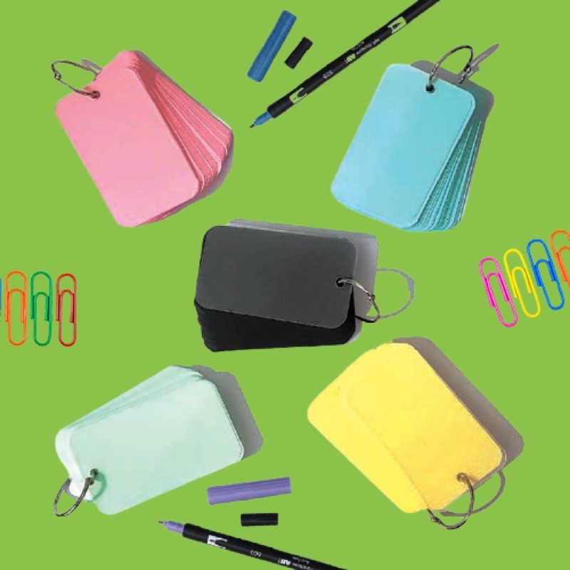 

[ rafibooks ] Flash Card Transparant / Kartu Belajar / Notes / Memo Kecil / Buku Catatan Kecil