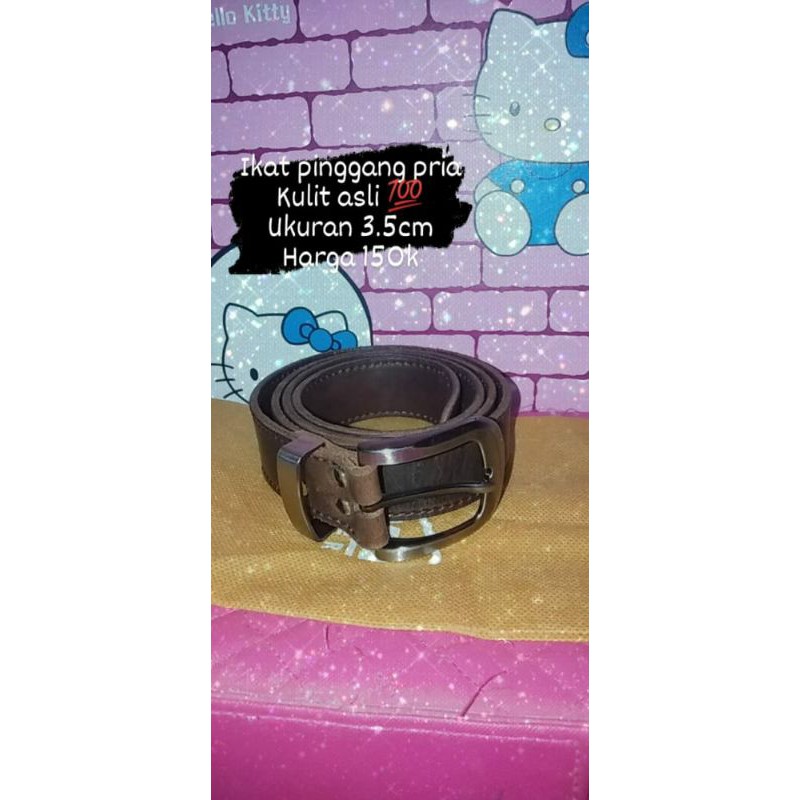 ikat pinggang pria kulit asli 100%
