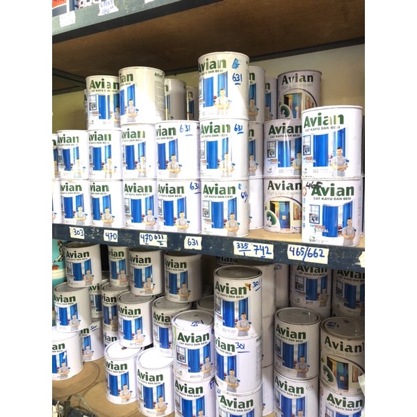 

CAT KAYU BESI AVIAN, CAT AVIAN 1 KG, CAT MINYAK AVIAN, CAT KAYU DAN BESI AVIAN