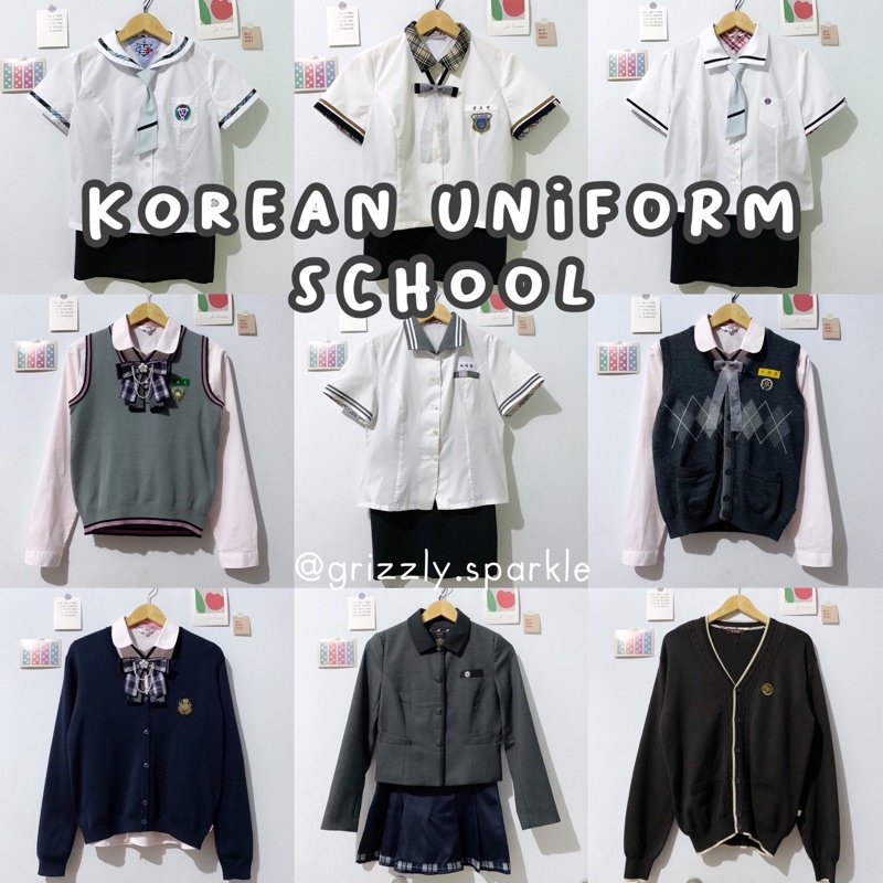 Jual [NEW UPDATE] korean uniform school seragam sekolah korea