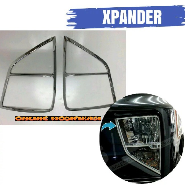 Garnish Depan Chrome Xpander