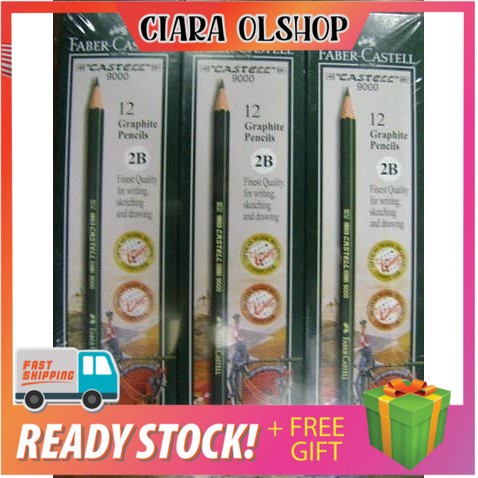 

Pencil Faber Castell 2B (Per Gross) 12 pak