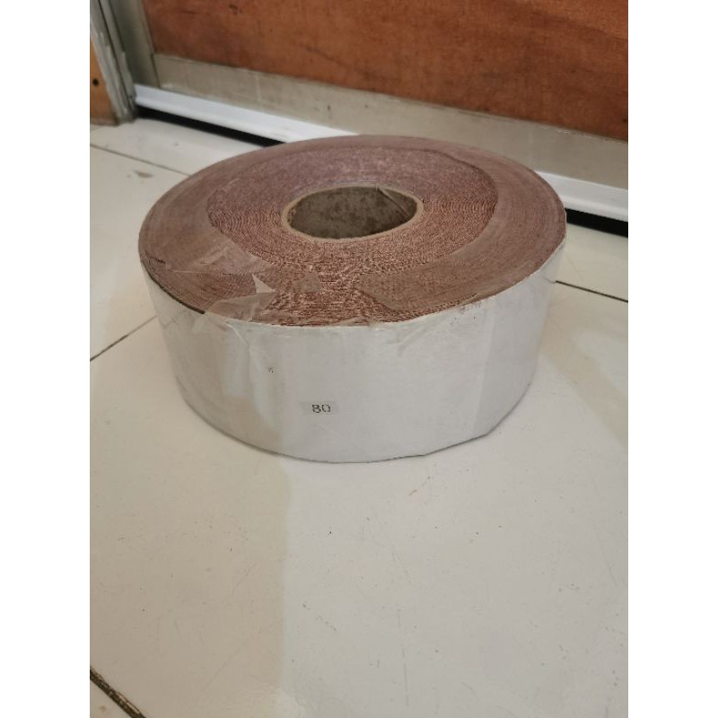 Amplas Roll  #80 - Grit 80 Panjang 50 Meter