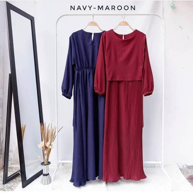 SANIA DRESS fashion shopeehaul fashionwanita gamis