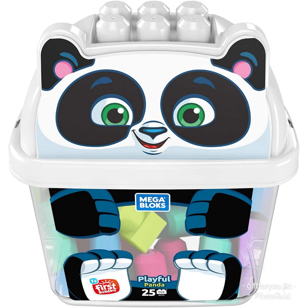 Mega Bloks Playful Panda Mainan Blok