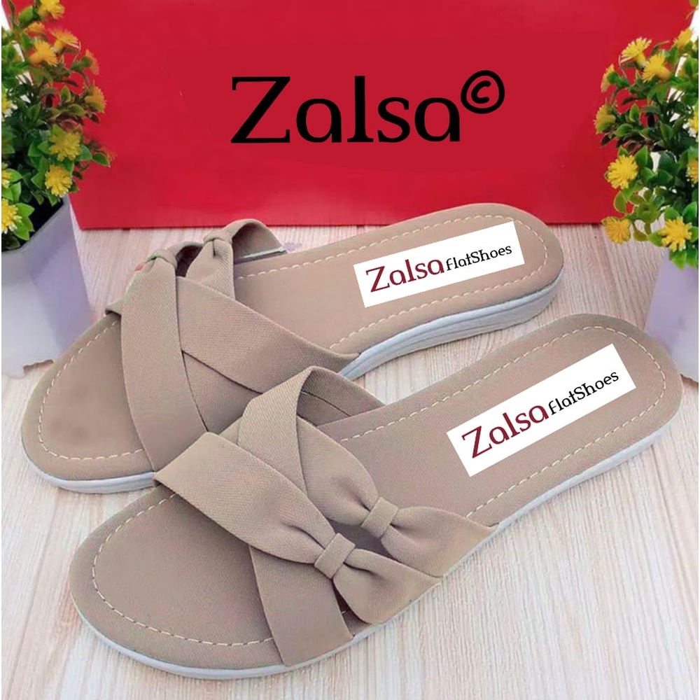 NEW SALE Sandal FLAT Wanita Ikat Silang MN 01