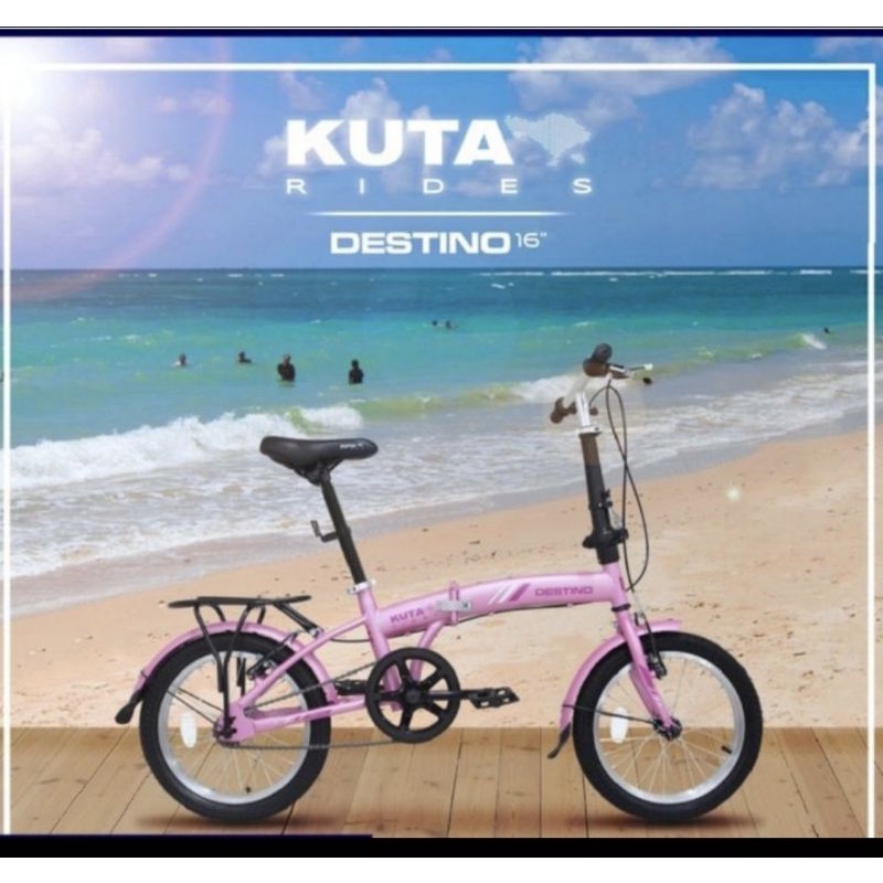 Sepeda Lipat Anak 16 Inch Family Destino Violet Evergreen