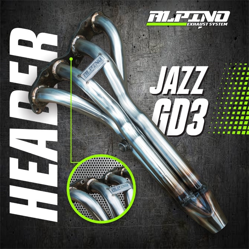 HEADER JAZZ GD3 ALPINO EXHAUST