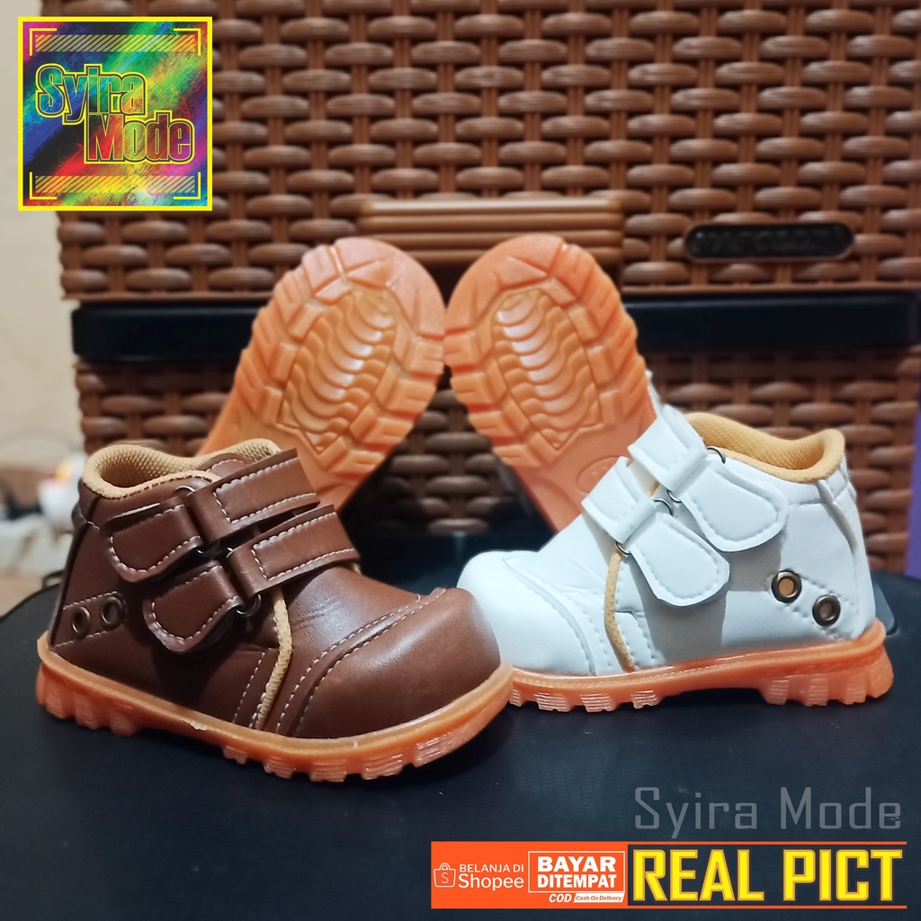 Sepatu Anak Laki-Laki / Sepatu Anak Usia 1 - 3 Tahun. Boot Ring Prepet-2