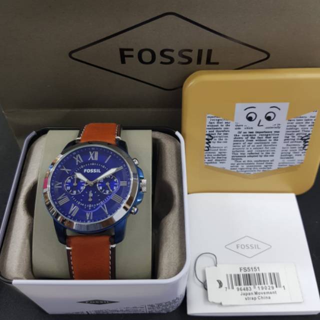 FOSSIL FS5151 ORIGINAL CHRONOGRAPH PL