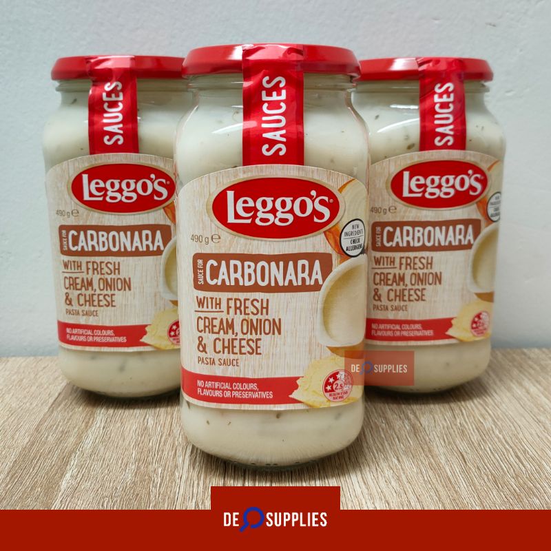 

Leggos Carbonara Pasta Sauce 490gr - Saus Pasta Leggo's Karbonara AUS