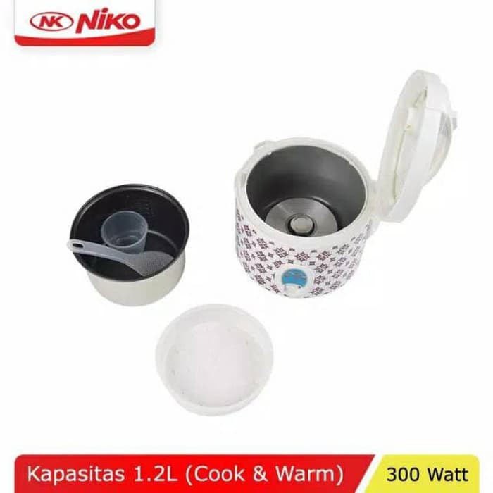 Niko RiceCooker 3 in1 NK-RC12G Penanak Nasi Serbaguna 1,2 Ltr TERMURAH