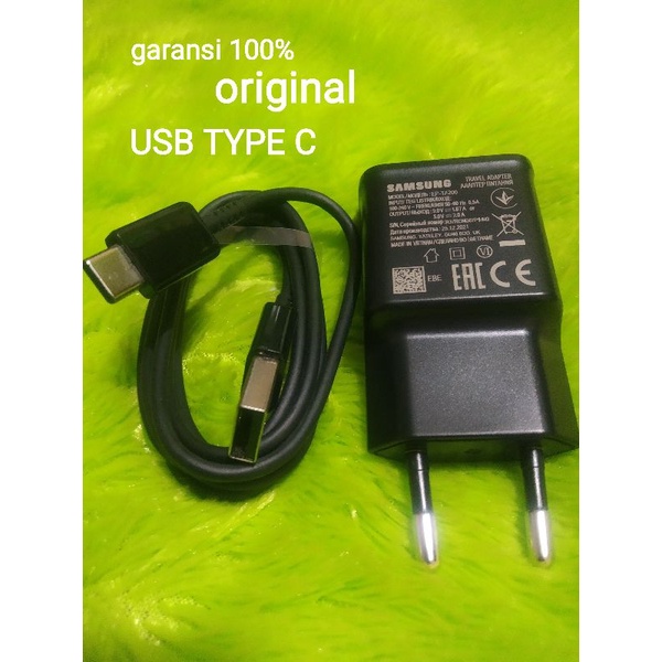 charger samsung type C original fast charging A5/A7/A20/A30/A50/A60 original bawaan hp
