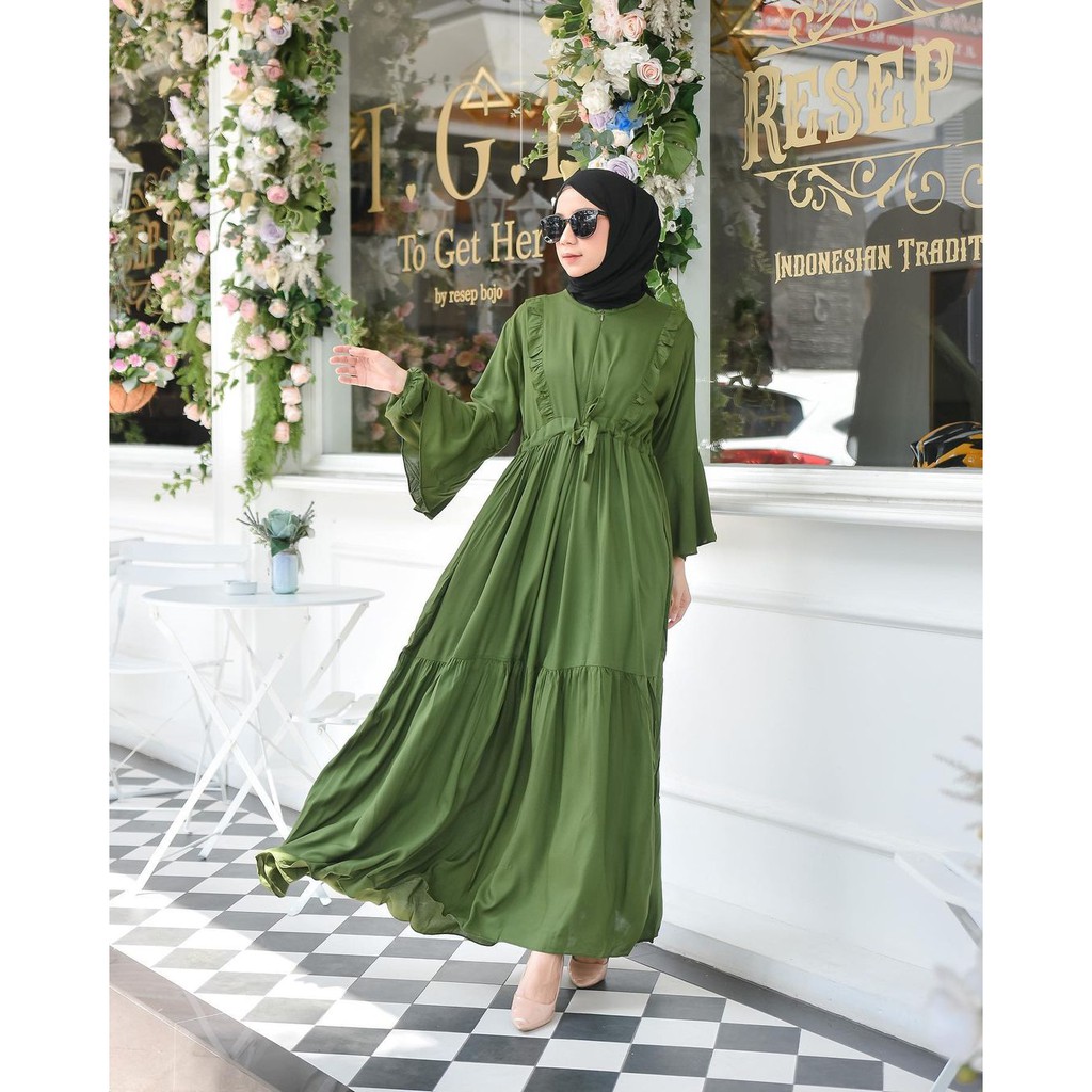 100% REALPICT wilsya dress terbaru // harga promo bahan katun rayon