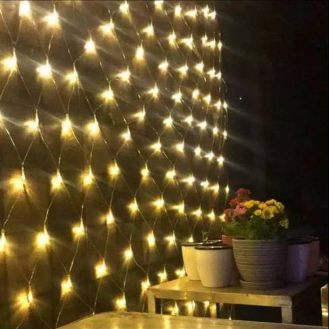 Lampu Natal Hias Jaring 3 meter