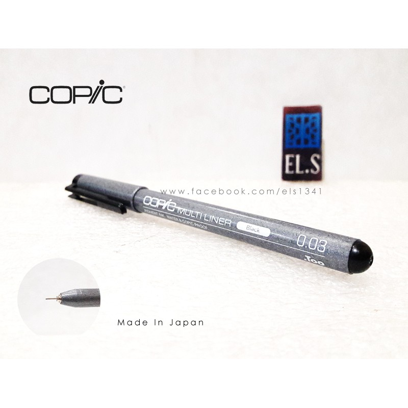 Copic Multiliner 0.03 Black