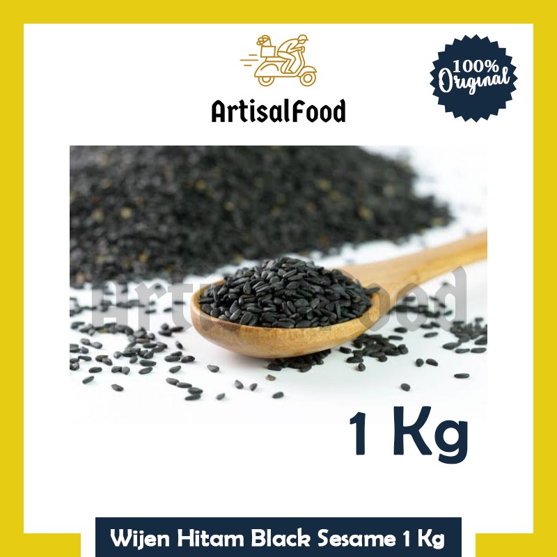 

Wijen Hitam Black Sesame 1kg Kiloan