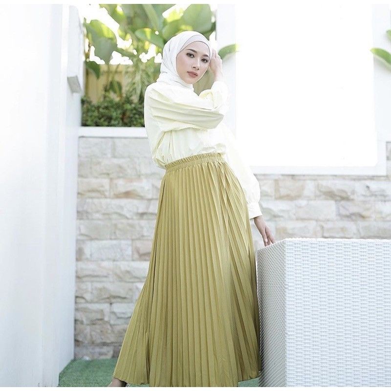 ROK PLISKET KLOK PREMIUM  / ROK KLOK PLISKIET MAYUNG