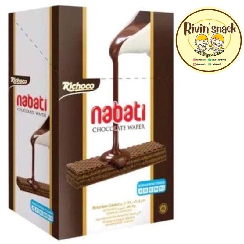 

RICHOCO WAFER NABATI (1 KOTAK ISI 20pcs )