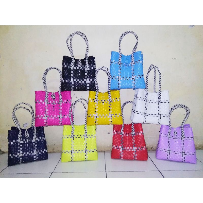 Tas anyam jali premium motif
