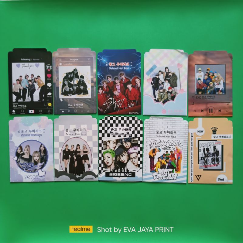 

AMPLOP LEBARAN K-POP ISI 10 UKURAN SEDANG
