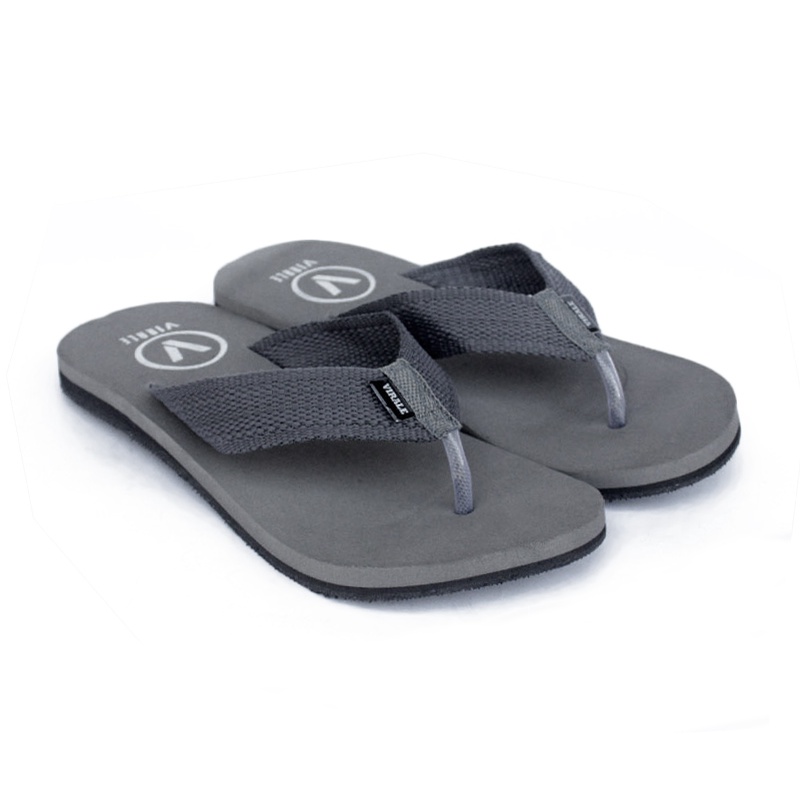 Sandal Jepit Pria Virale - Sandal Jepit - Sandal Pria - VIRALE 201 GREY