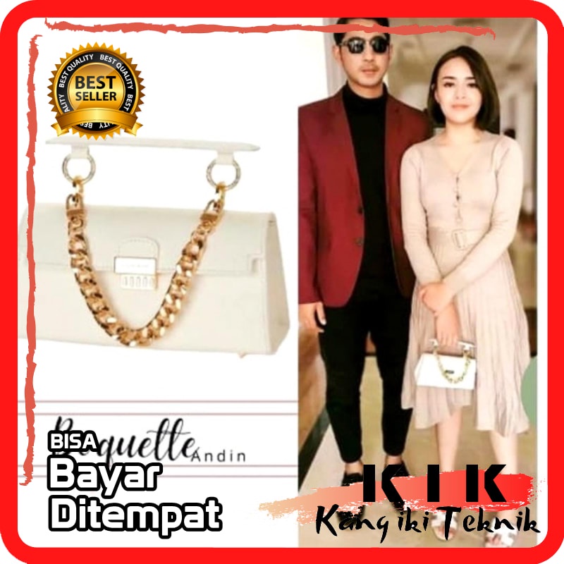 TAS MICRO BAGUETTE (IKATAN CINTA) - Putih - PROMO -  Bisa COD - TERLARIS - TERMURAH