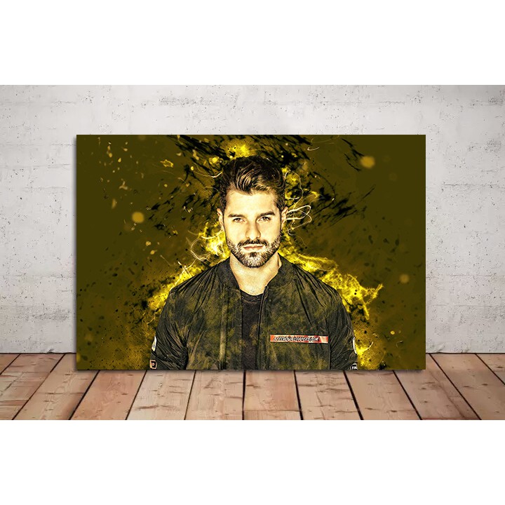 Poster Kayu  DJ Alok Free Fire/Hiasan Dinding Kayu mdf 9mm/Wall Decor DJ Alok Free Fire