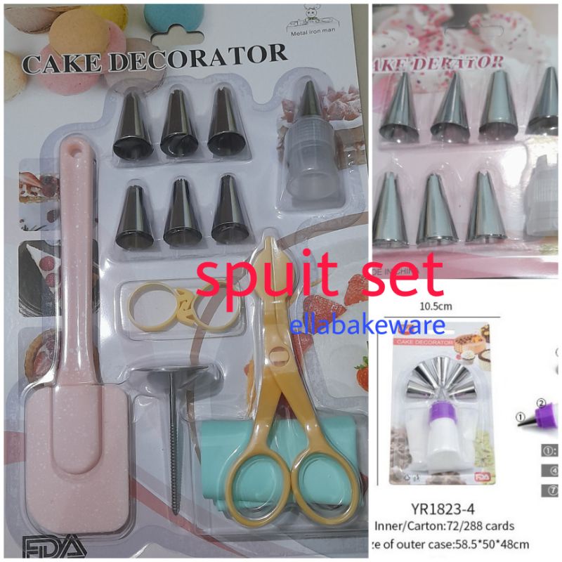 SPUIT SET LENGKAP STAINLESS STEEL ANTI KARAT SPUIT WILTON