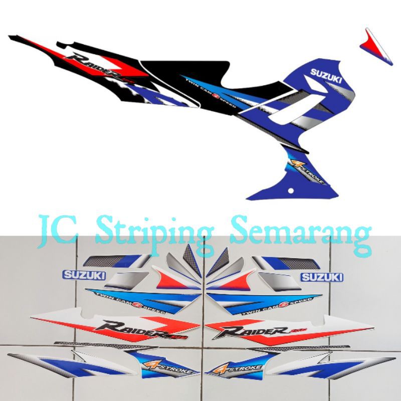 striping satria fu cbu 2005 custom raider