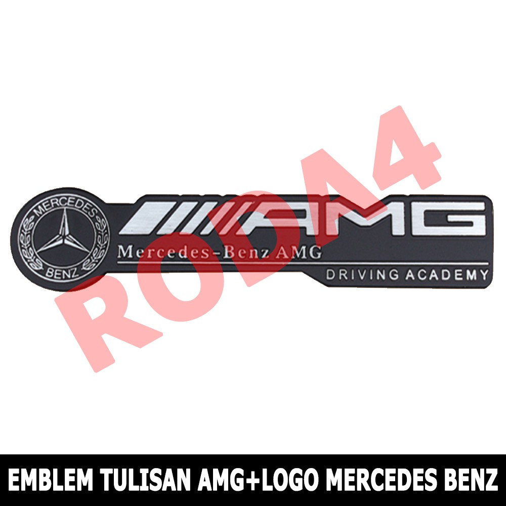 Emblem - Mobil Tulisan AMG Logo Mercedes Benzz