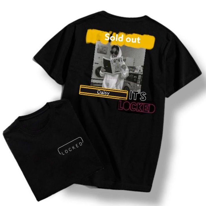 kaos sablon costum foto aesthetic 1