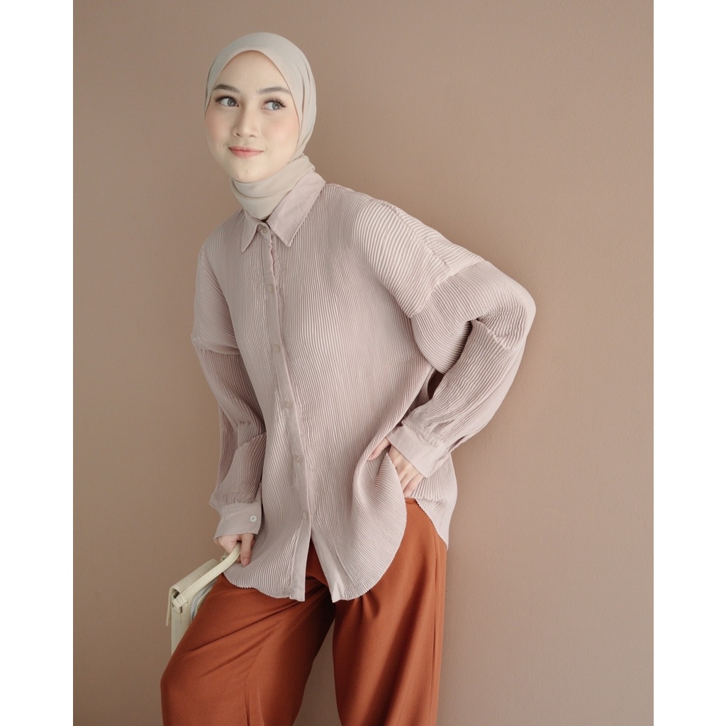 Myrubylicious GIATIKA SHIRT KODE NN2220 | SHIRT | KEMEJA WANITA | KEMEJA PLISKET