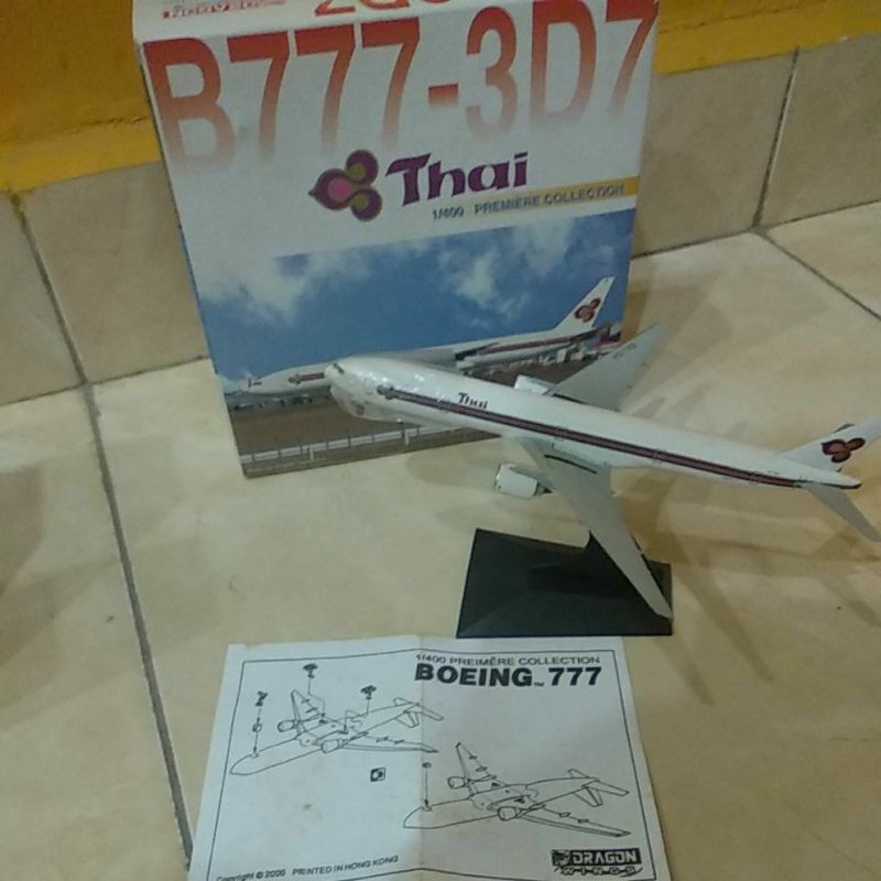 Diecast Thai airlines Boeing 777-3D7
