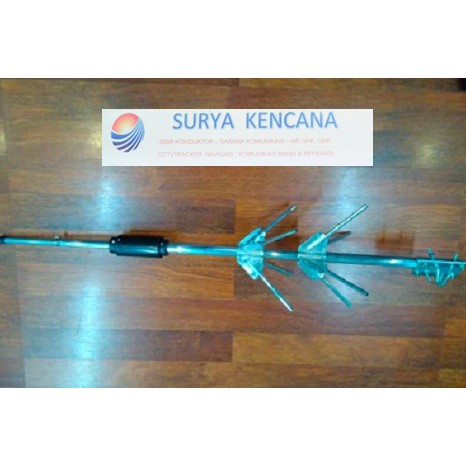 ANTENA V4R UNTUK RIG DAN HT DIRUMAH 400 SAMPAI 470MHZ LILITAN PERAK SPOEL BESAR