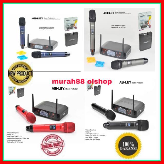 mic wireless Ashley perfection original