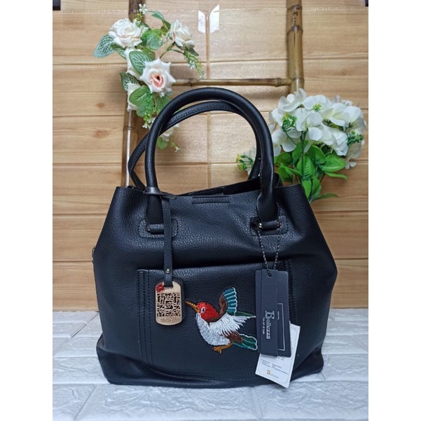 TAS BELLEZZA / BELLEZZA BAG / TAS WANITA PREMIUM ORIGINAL / BLACK / BRAND MATAHARI MURAH