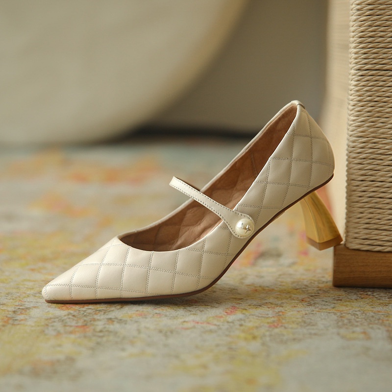 RYS - Gilded Harp Sepatu Heels Wanita Fashion Kantor / Casual - Ori Import