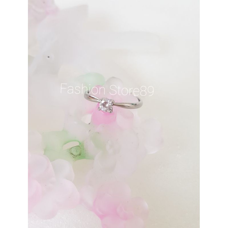 ready import Cincin bestseller titanium silver ring kecil simple emas nikah tunangan halal antikarat