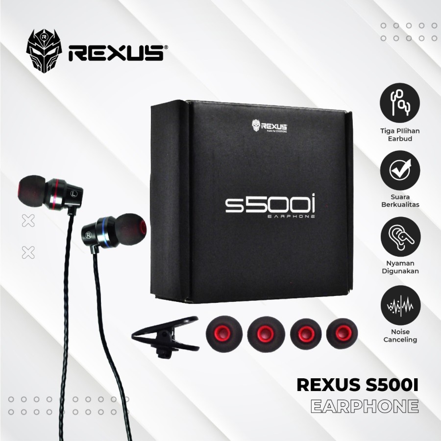 Earphone Rexus S500i