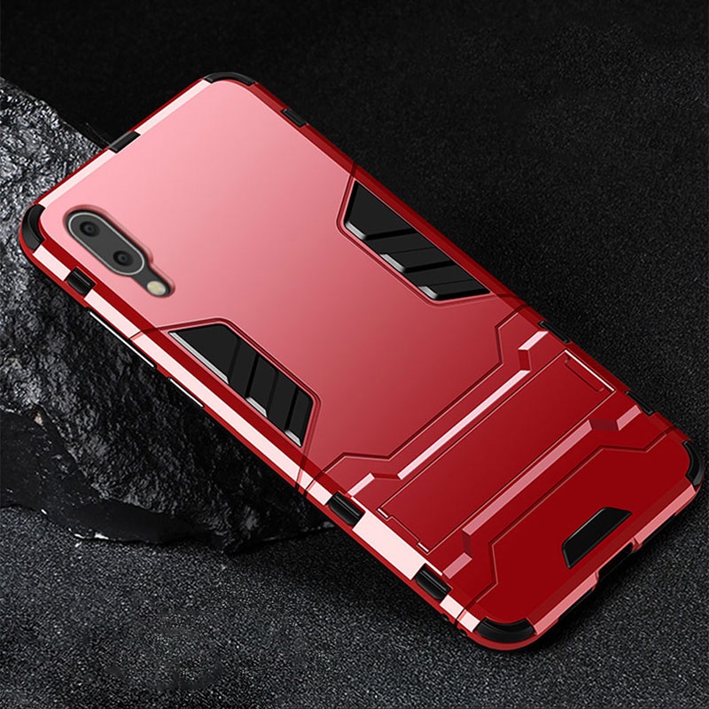 Casing Hard Case Armor PC + Silikon Anti Benturan Untuk Samsung Galaxy M10 M20 M30