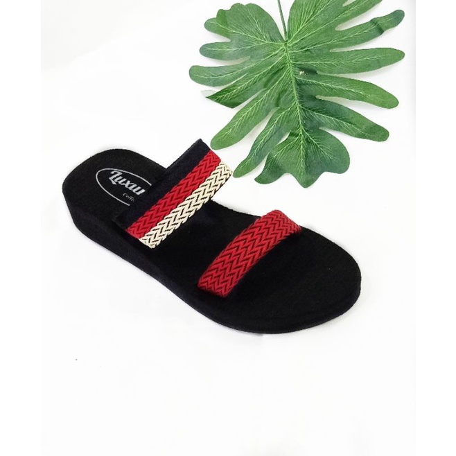 PROMO!! Sandal Wanita Sandal Slip On Strap 2 Size 36-40 Sandal Slop Sandal Selop Wanita Sandal Turki (BAN2)