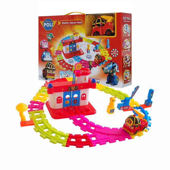 Mainan Anak Robocar Poli Track CG77C