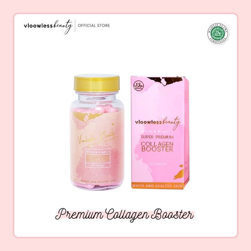 RESELLER RESMI] Ready Stock Collagen Whittening Booster by Vloowless Beauty