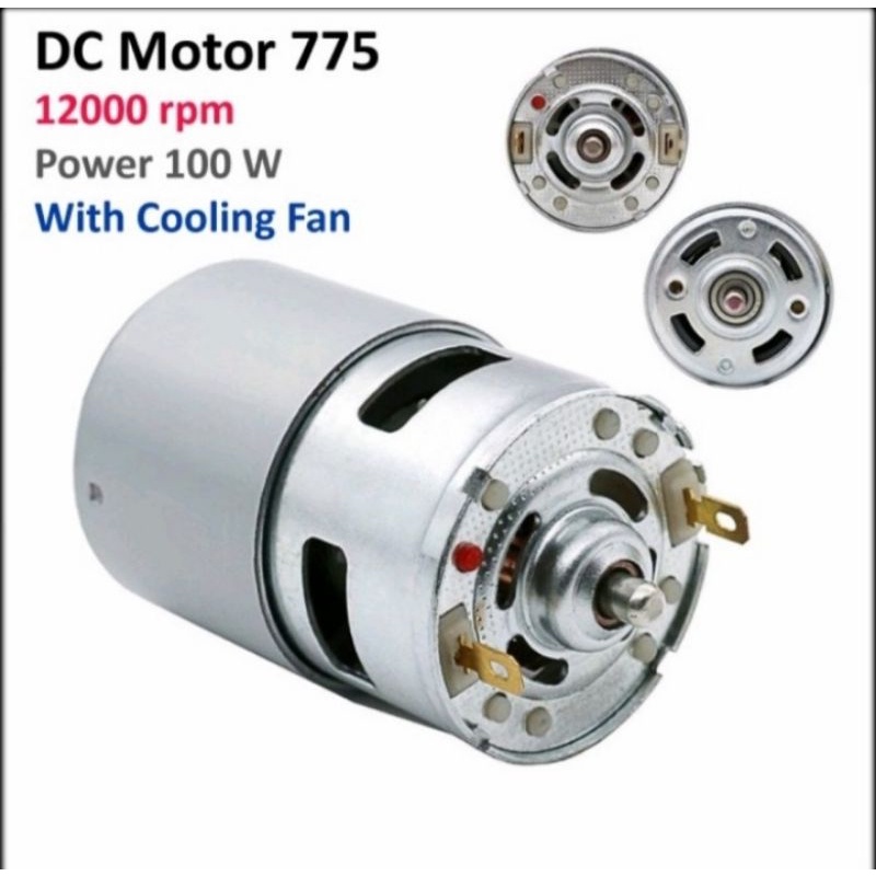 DINAMO DC 775 12V HIGH SPEED TORSI BESAR