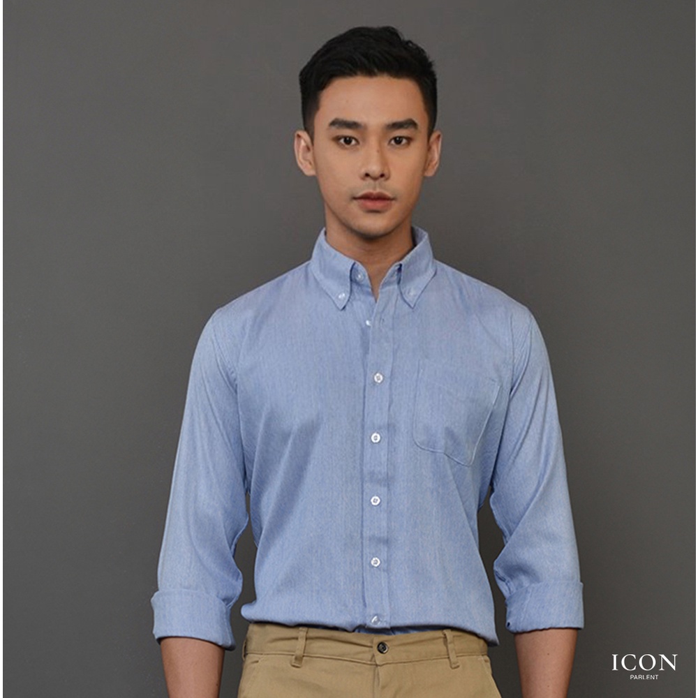 Kemeja Pria Lengan Panjang Parlent Icon Charles Denim
