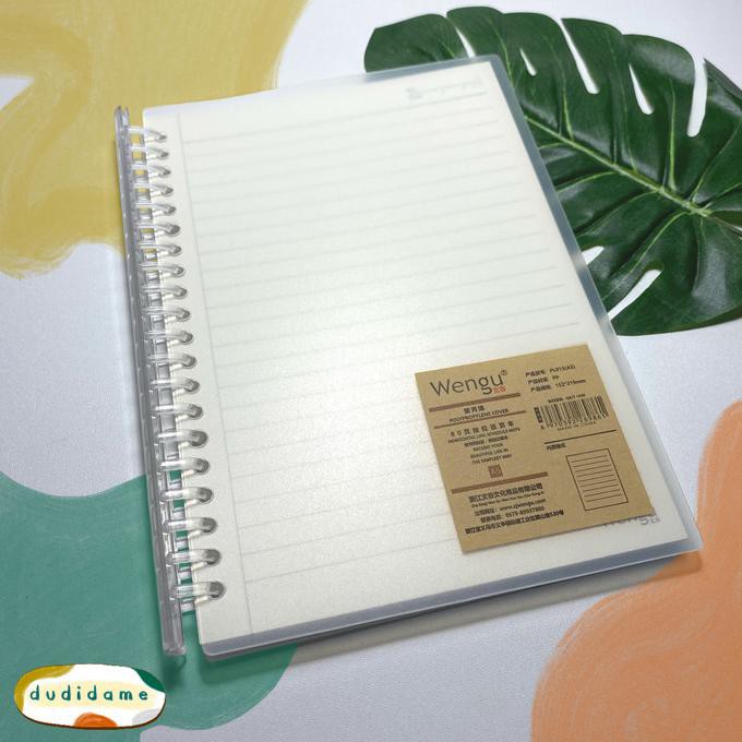

Buku Notebook Slide Transparant A5 Ring Plastik Kokuyo Style Kode 573